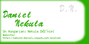 daniel nekula business card